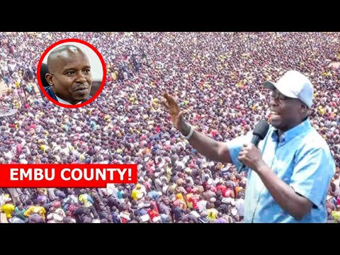 Fireworks as Gachagua and united opposition chases away Kindiki in Embu as they campaign for Karish🔥