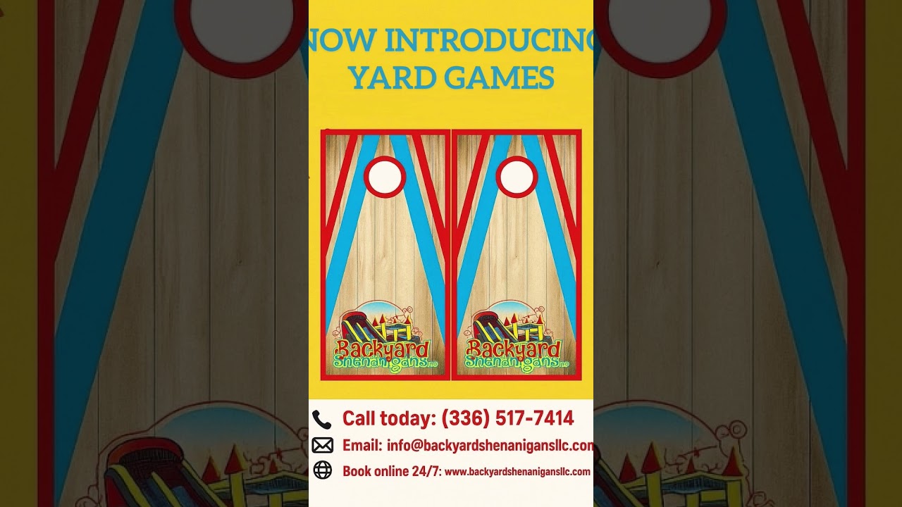 Backyard Shenanigans Yard Games!