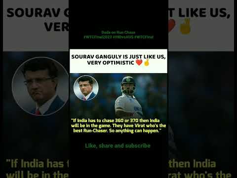 Dada on Run Chase#WTCFinal2023 #INDvsAUS #WTCFinal