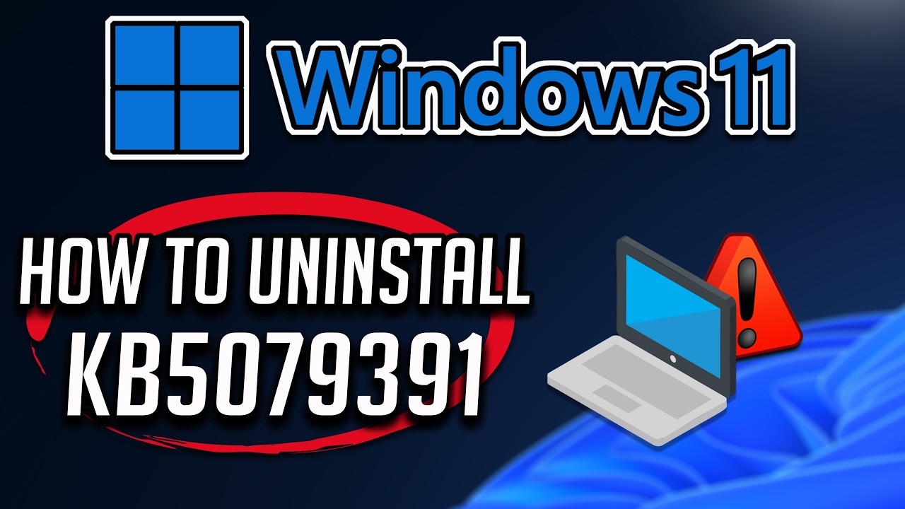 How To Uninstall KB5079391 Update on Windows 11