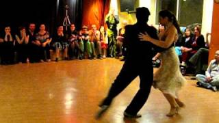 Ariadna Naveira and Fernando Sanchez - tango. 17.03.2011. Milonga Lo de Silvia, Jerusalem
