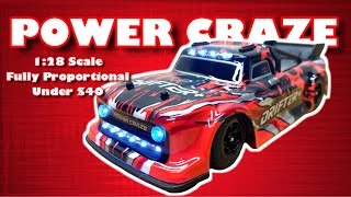 Power Craze Drifter - 1/28 Scale 4WD and Fully Proportional For Less Than $40 - Unboxed and Tested