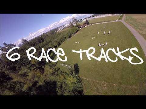 FPV drone racing 6 tracks