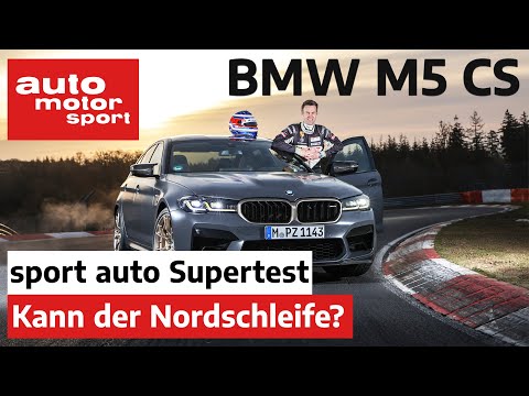 BMW M5 CS (2021): Leichter, aber auch schnell auf der Nordschleife? | sport auto Supertest
