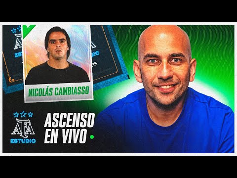 NICOLÁS CAMBIASSO en AFA ESTUDIO ASCENSO con Nico Grassino | EN VIVO