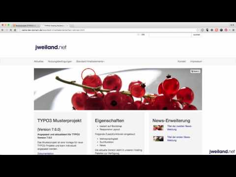 Musterprojekt TYPO3 Version 7 LTS Teil 1 - Unterschiede zur Version 6.2