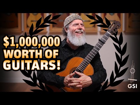 Hear Grammy-winning Andrew York performing his own compositions on over $1 million worth of guitars!