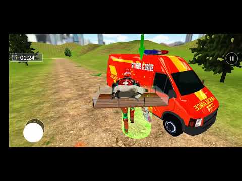 Ambulance  Driving Emergency Simulators – Doctor robot rescue animals -Android games -Rajputs tricks