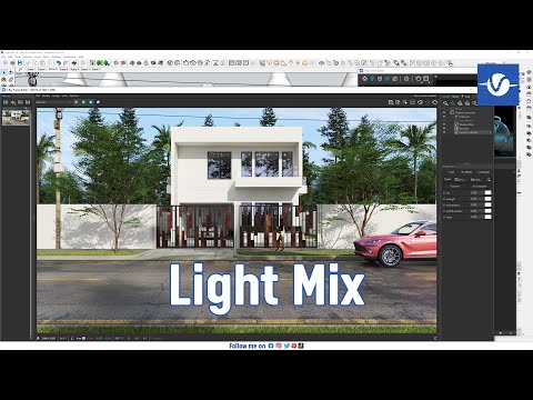 Light Mix in V-Ray 6 for SketchUp | Sketchup vray