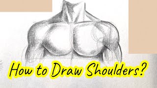 How to Draw Shoulders Step By Step | Neck & Shoulder Drawing Tutorial For Beginners | Basic Lesson
