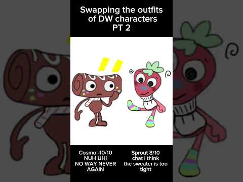 Swapping the outfits of Dandy's World characters PT.2! #dandysworld