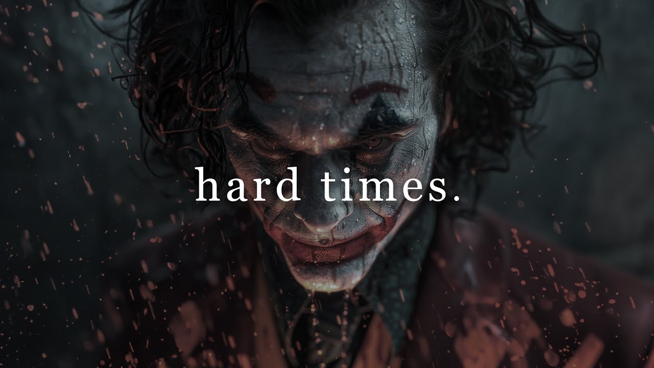 hard times create hard men.