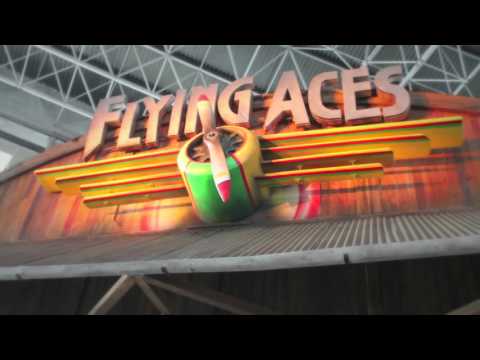 Flying Aces Coaster at Ferrari World Abu Dhabi