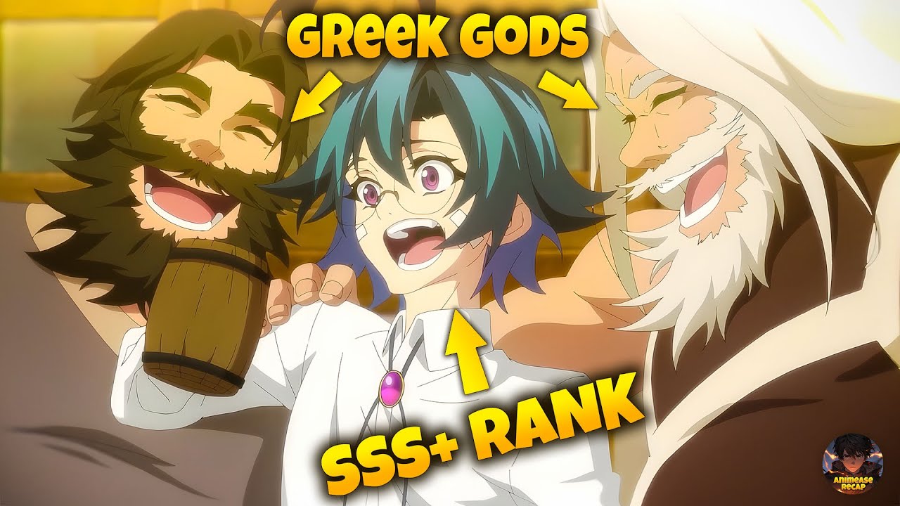 Weak Boy Trained By Greek Gods & Become SSS+ Rank God | #animerecap #animeaserecap #animease #anime