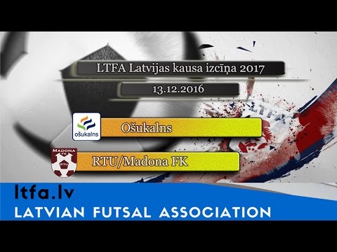 Ošukalns - RTU/Madona FK [LTFA 2017.gada Latvijas Kausa izcīņas 1/8fināls [Highlights]