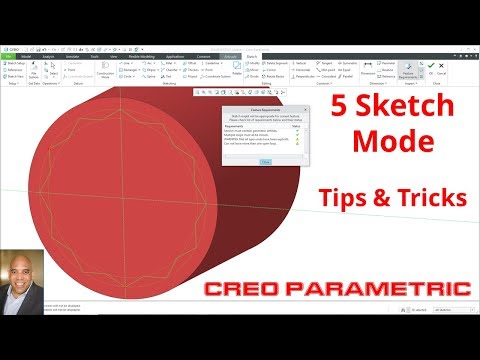 Creo Parametric - 5 Sketch Mode Tips and Tricks
