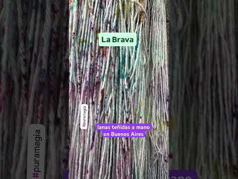 Pura Magia lana teñida a mano en Buenos Aires