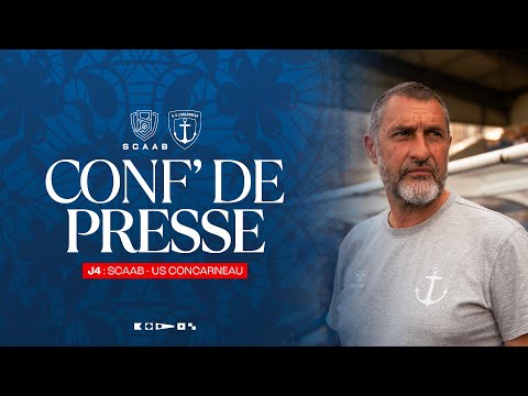 J4 I Conférence de Presse : SCAAB - US Concarneau