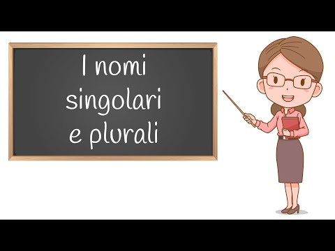 Singolare e Plurale dei Nomi - Scuola Primaria