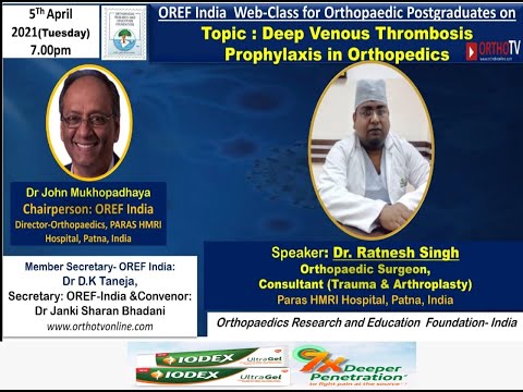 Webclass OREF India for Orthopedic postgraduates on OrthoTV,
