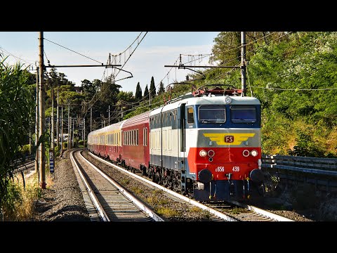 Il fantastico ritorno del Trans Europ Express “TEE” con E656.439 in transito a Fidene!