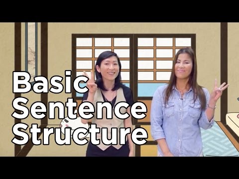 Uki Uki Japanese Lesson 17 - Basic Sentence Structure