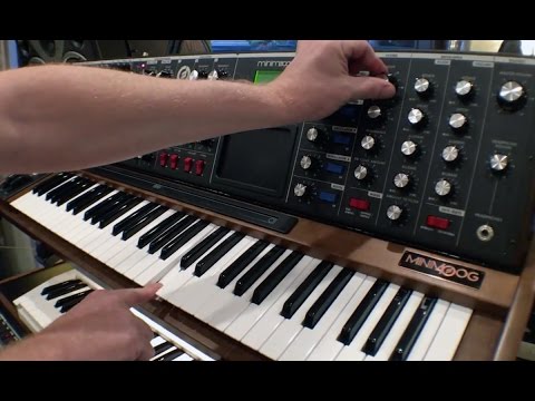 Moog Minimoog Voyager XL 61-Key Monophonic Synthesizer 2010 - Black with Wood Cabinet image 2