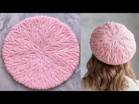 MIND-BLOWING Texture! Master Brioche Crochet with This Stunning Beret Tutorial