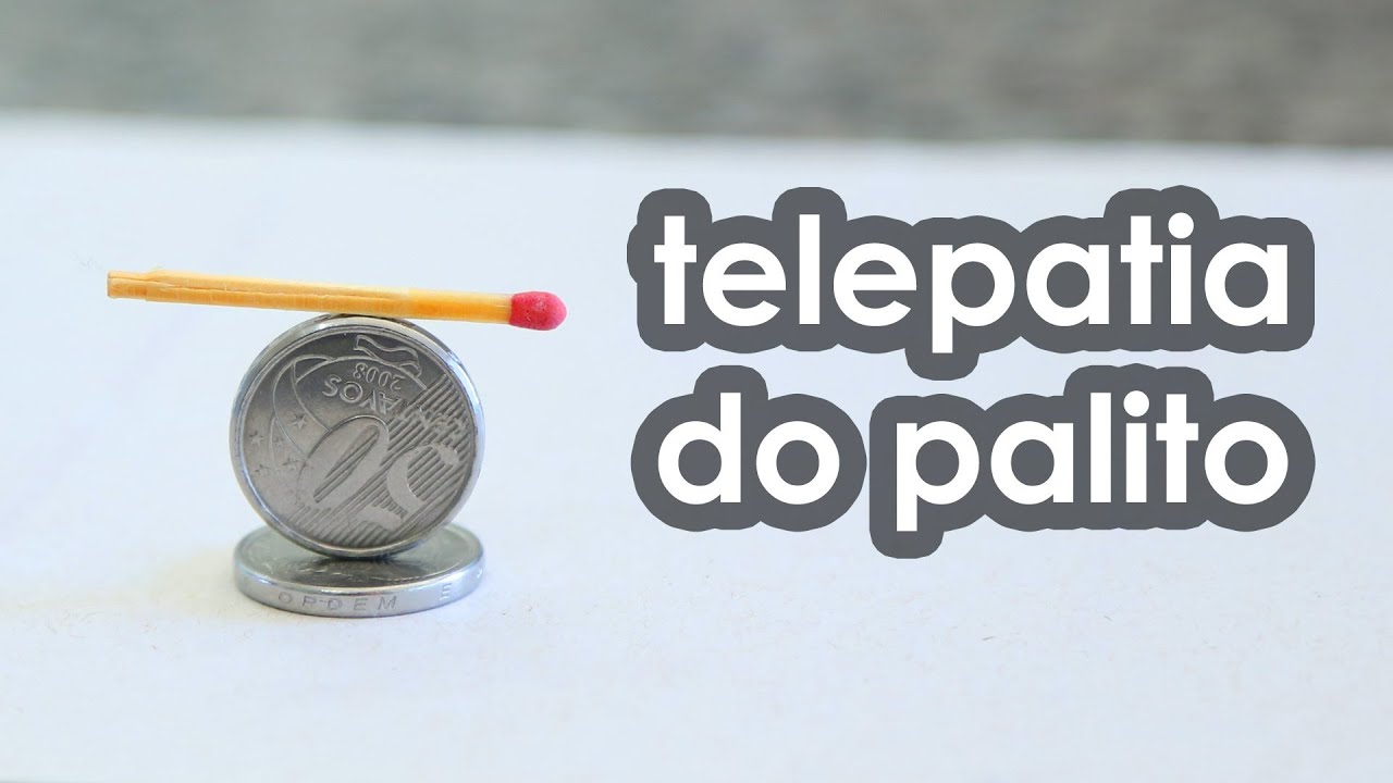 Telepatia do palito (EXPERIÊNCIA de eletrostática)