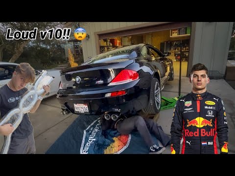 Thumbnail for Installing the loudest f1 exhaust on a rare v10 Bmw m6 by Bmw m6