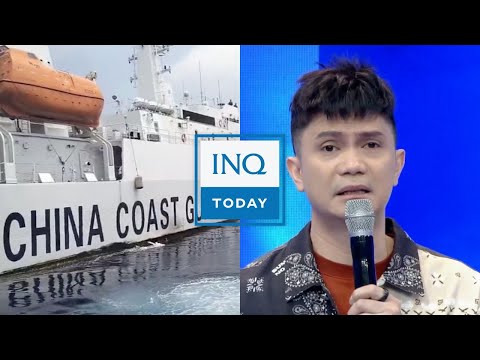 PH summons Chinese envoy over water cannon attack; Vhong Navarro grateful for justice INQToday