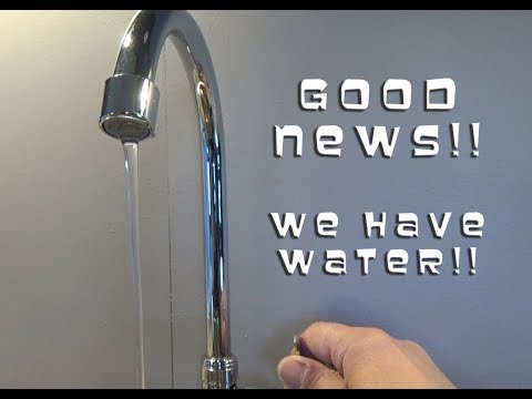 How To Build A DIY Travel Trailer - Part 65 (Shurflo Water Pump – Running Water)