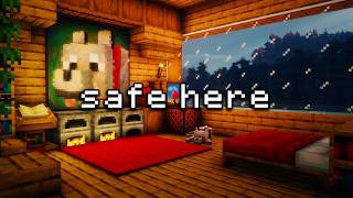 tonight, you don’t have to worry anymore… (minecraft music & rain ambience)
