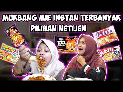 MUKBANG MIE INSTAN TERBANYAK SE-INDONESIA.. Ribut Sama Kekeyi.!! I @rahmawatikekeyiputricantikka