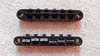 Video thumbnail for Epiphone vs Gotoh TOM bridge by megahurtz30