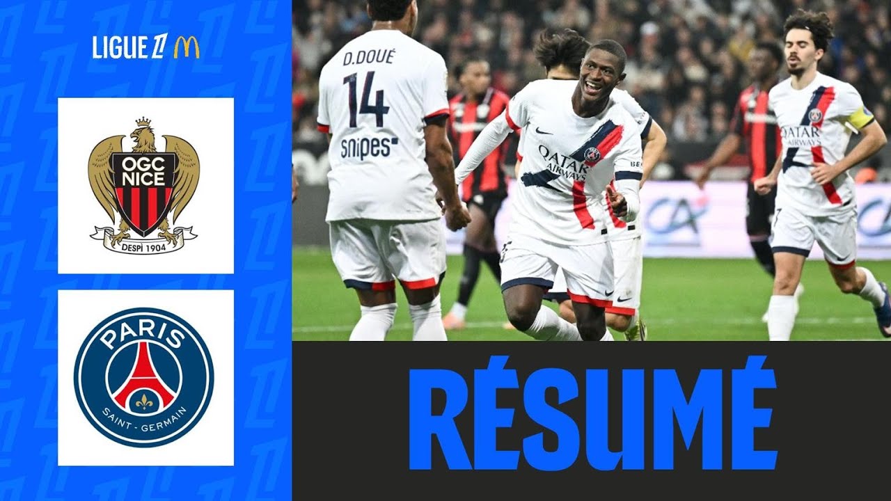 Nice vs Paris Saint Germain Highlights