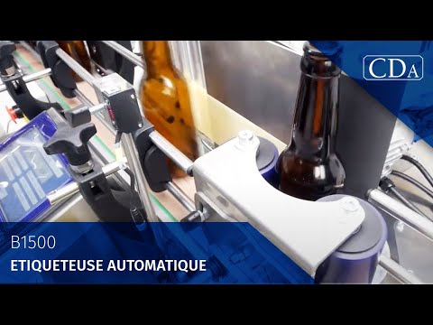 Étiqueteuse automatique pour bouteilles de bière - B1500 - Jusqu'à 4 étiquettes adhésives - 1500 bouteilles/heure_3