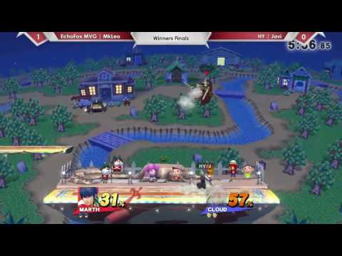 SP66 Echo Fox MVG | MkLeo (Marth) Vs. HY | Javi (Sheik, Cloud) - Winners Finals - Smash 4