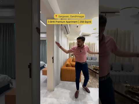 3 BHk Premium Apartment For Sale @ Sargasan, Gandhinagar | Call: +91 63536 85322 #3bedroomapartment