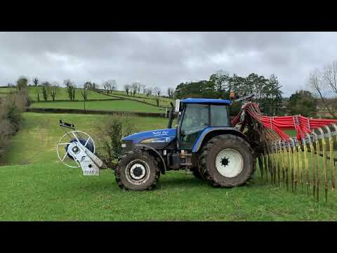 Spreading slurry with a low-emission umbilical system in Cavan