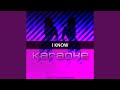 I Know: Karaoke Tribute to Big Sean & Jhene ...