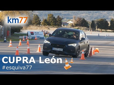 CUPRA León 2020 – Maniobra de esquiva y eslalon | km77.com