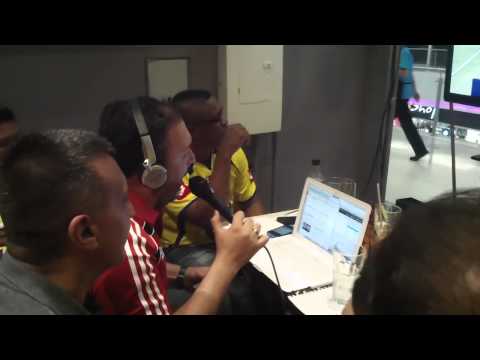 Primer gol de  Teo Gutierrez en partido Colombia VS Chile