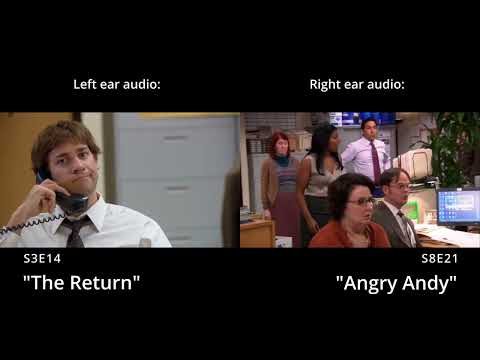 I synced up both times Andy punches the wall [The Office US]
