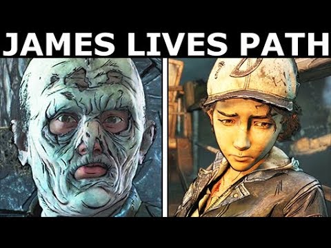 James Lives Path - The Walking Dead Final Season 4 Episode 4: Take Us Back (Telltale Series)