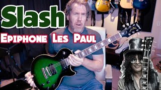 Video thumbnail for Epiphone Slash Les Paul Standard - Anaconda Burst by Rich Bischoff