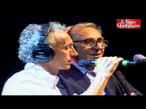 M.Travaglio feat. F.Battiato - "Prospettiva Nevski" (La Versiliana, Festa del Fatto Quotidiano)