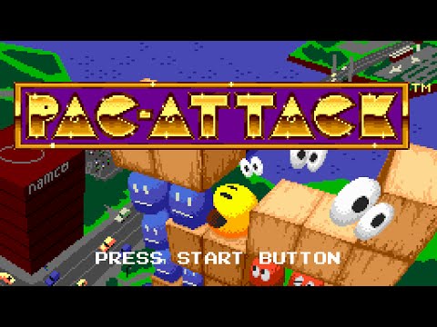 Pac-Attack (Sega Genesis) Full Walkthrough - All 100 Levels