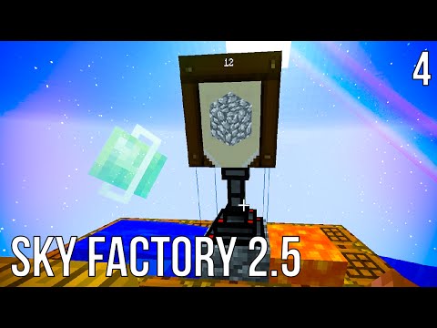 AUTOMATED COBBLESTONE GENERATOR | SKY FACTORY 2.5 | EPISODE 4