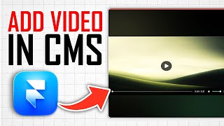 How To Add Video In CMS Framer (Full Video)